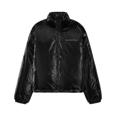 Fear of God Essentials Ripstop Nylon Puffer Jacket 'Metallic Black'