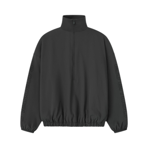 Fear of God Essentials Nylon Half Zip Track Jacket 'Iron Grey'