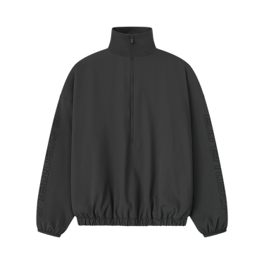 Fear of God Essentials Nylon Half Zip Track Jacket 'Iron Grey'
