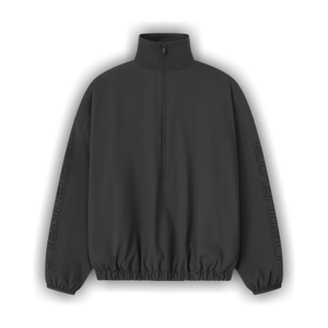 Fear of God Essentials Nylon Half Zip Track Jacket 'Iron Grey'