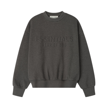 Fear of God Essentials Embossed Classic Crewneck Sweatshirt 'Charcoal Heather'
