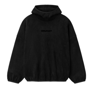 Fear of God Essentials Suede Fleece Modern Hoodie 'Vintage Black'