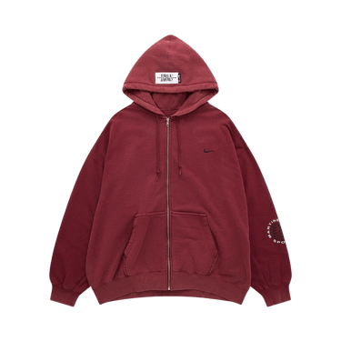 Nike x Martine Rose Full-Zip Hoodie 'Team Crimson'
