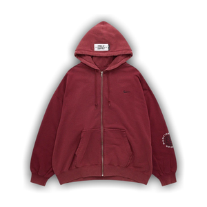 Nike x Martine Rose Full-Zip Hoodie 'Team Crimson'