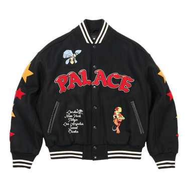 Palace Mark Bodē Varsity Jacket 'Black'