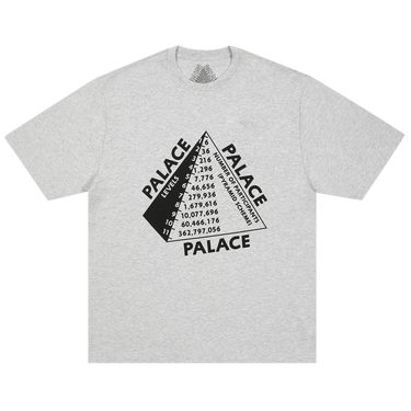 Palace Scheme T-Shirt 'Grey Marl'