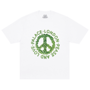 Palace Pease And Love T-Shirt 'White'