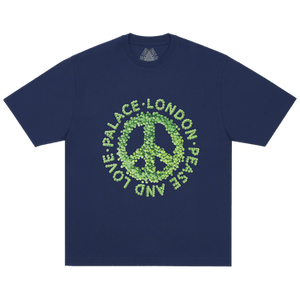 Palace Pease And Love T-Shirt 'Navy'