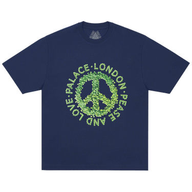 Palace Pease And Love T-Shirt 'Navy'