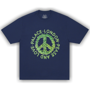 Palace Pease And Love T-Shirt 'Navy'