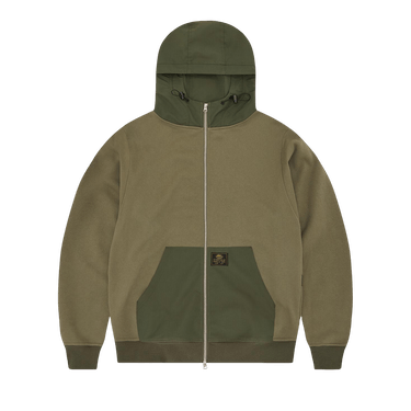 Corteiz Guerillaz Ripstop Zip Hoodie 'Olive'