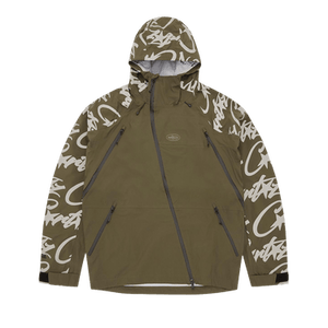 Corteiz Elitework Waterproof Shell Jacket V2 'Khaki'