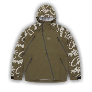 Corteiz Elitework Waterproof Shell Jacket V2 'Khaki'