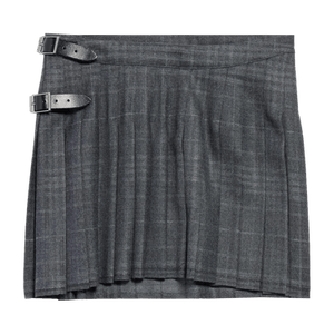 Balenciaga Pleated Mini Skirt 'Grey'