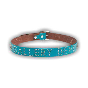 Gallery Dept. Painted Studded Belt 'Turquoise'