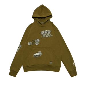Air Jordan Brooklyn Fleece Pullover Hoodie 'Pacific Moss'