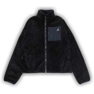 Air Jordan Flight Mountainside Faux Fur Jacket 'Black/White'