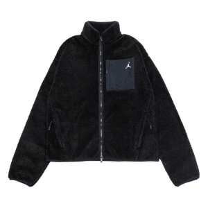 Air Jordan Flight Mountainside Faux Fur Jacket 'Black/White'