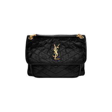Saint Laurent Niki Medium Vintage Leather 'Nero'