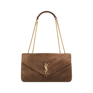 Saint Laurent Loulou Medium 'Bark Brown'