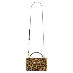 Saint Laurent Gaby Vanity In Leopard 'Manto Naturale/Nero'