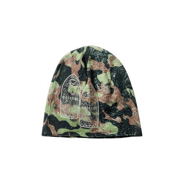 Who Decides War Flame Camo Knit Hat 'Multicolor'