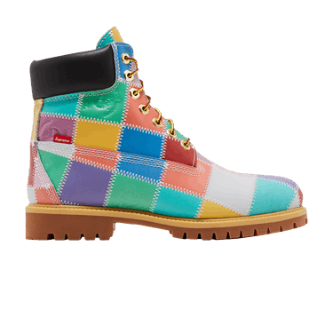 Supreme x Timberland 6 Inch Premium Waterproof Boot 'Patchwork - Multi-Color'