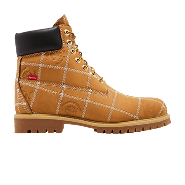 Supreme x Timberland 6 Inch Premium Waterproof Boot 'Patchwork - Wheat'