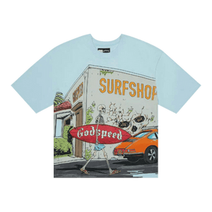 Godspeed Surf Shop Tee 'Blue'