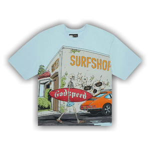 Godspeed Surf Shop Tee 'Blue'