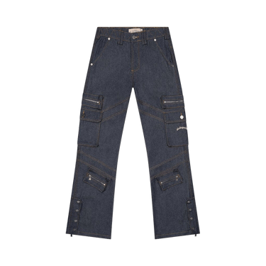 Godspeed Rockstar Flare Cargo Denim 'Raw Blue'