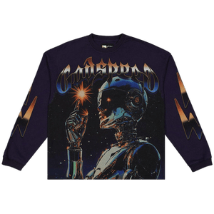 Godspeed Sputnik Long-Sleeve T-Shirt 'Navy'