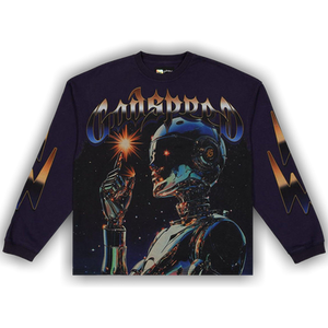 Godspeed Sputnik Long-Sleeve T-Shirt 'Navy'