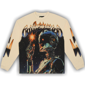 Godspeed Sputnik Long-Sleeve T-Shirt 'Bone'
