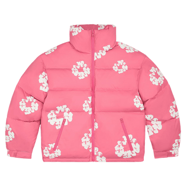 Denim Tears Cotton Wreath Puffer Jacket 'Pink'