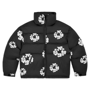 Denim Tears Cotton Wreath Puffer Jacket 'Black'