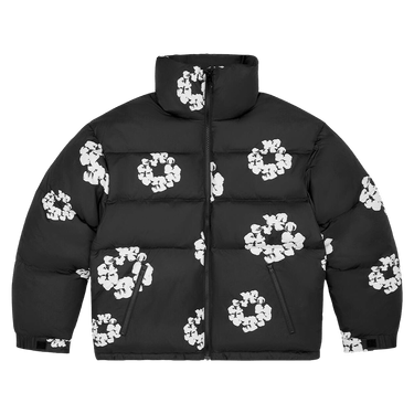 Denim Tears Cotton Wreath Puffer Jacket 'Black'