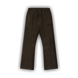 Fear of God Essentials Suede Fleece Flare Pant 'Brown'