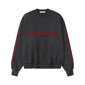 Fear of God Essentials Chicago Heavy Fleece Cropped Sweatshirt 'Iron Grey'