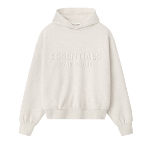 Fear of God Essentials Embossed Essentials Classic Hoodie 'Oatmeal Heather'