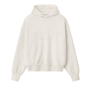 Fear of God Essentials Embossed Essentials Classic Hoodie 'Oatmeal Heather'