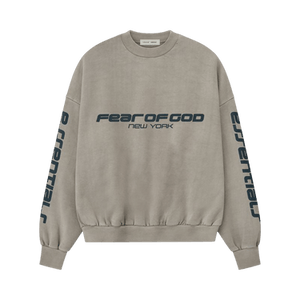 Fear of God Essentials Heavy Fleece Cropped Relaxed Sweatshirt 'Smoke Grey'