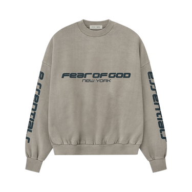 Fear of God Essentials Heavy Fleece Cropped Relaxed Sweatshirt 'Smoke Grey'