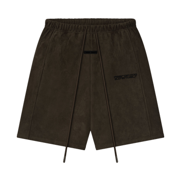 Fear of God Essentials Suede Fleece Relaxed Short 'Brown'
