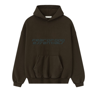 Fear of God Essentials Heavy Fleece 90s Hoodie 'Brown'