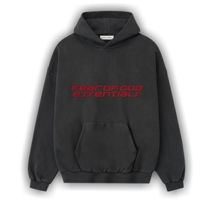 Fear of God Essentials Heavy Fleece 90s Hoodie 'Iron Grey'
