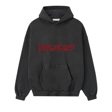 Fear of God Essentials Heavy Fleece 90s Hoodie 'Iron Grey'