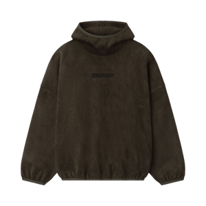 Fear of God Essentials Suede Fleece Modern Hoodie 'Brown'