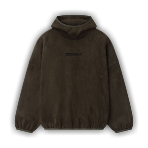 Fear of God Essentials Suede Fleece Modern Hoodie 'Brown'