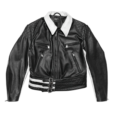 Enfants Riches Déprimés Dog In Restraint Leather Jacket 'Black/White'